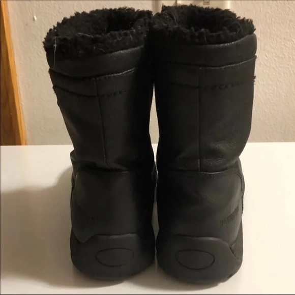 Snappy Weather Proof Boots Size 10 Women’s Pull‎ On Faux Fur Black - Picture 4 of 9